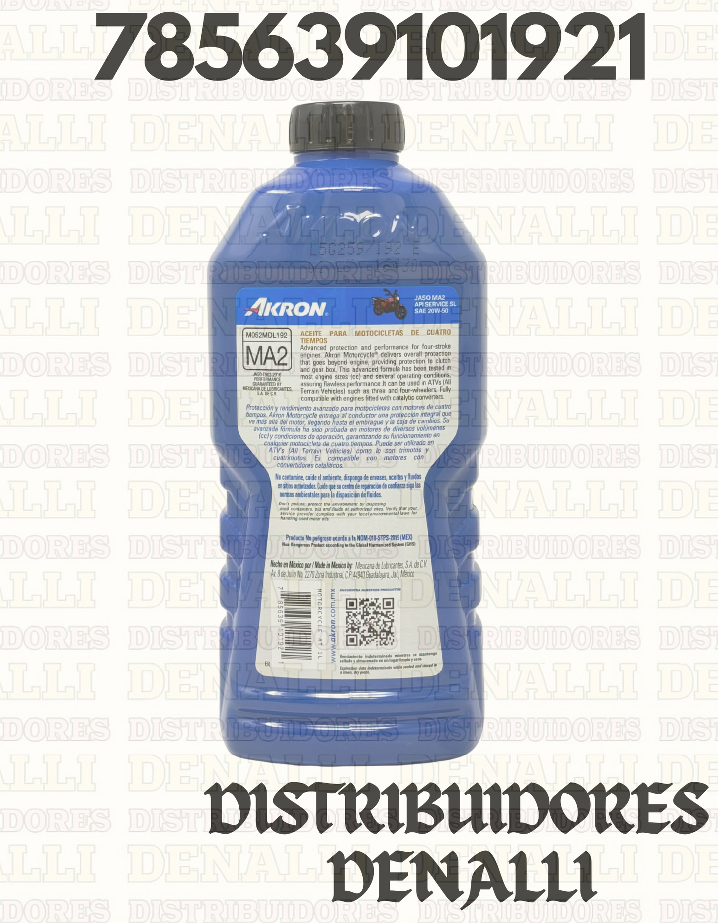 ACEITE MINERAL 4T 20W-50. AKRON